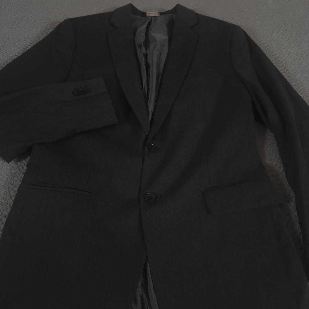 Banana Republic Suit Jacket Mens 40R Charcoal Cerruti Tailored Slim Italian Wool